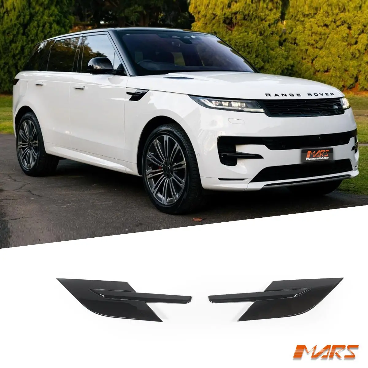 Gloss Black Dynamic Side Fender Guard Vents Bodykit For Land Rover Range Rover Sport L461 2022-2025 1