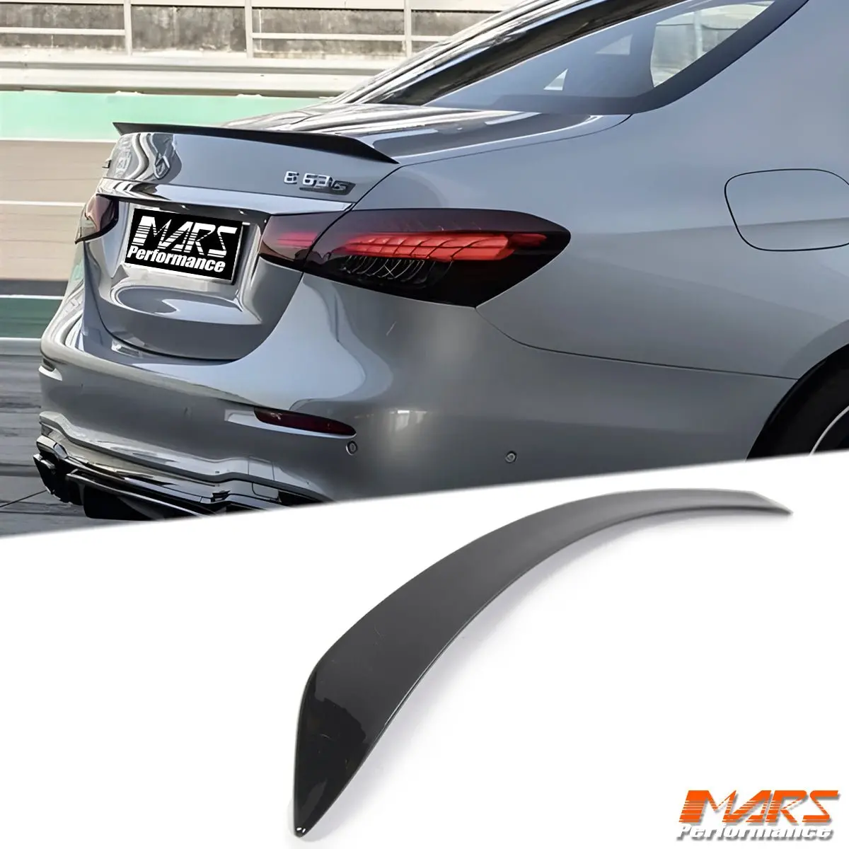 Gloss Black E63-S Amg Facelift Style Rear Trunk Lip Spoiler Bodykit For Mercedes Benz E-Class W213 Sedan & E43 E55 2016-2023 1