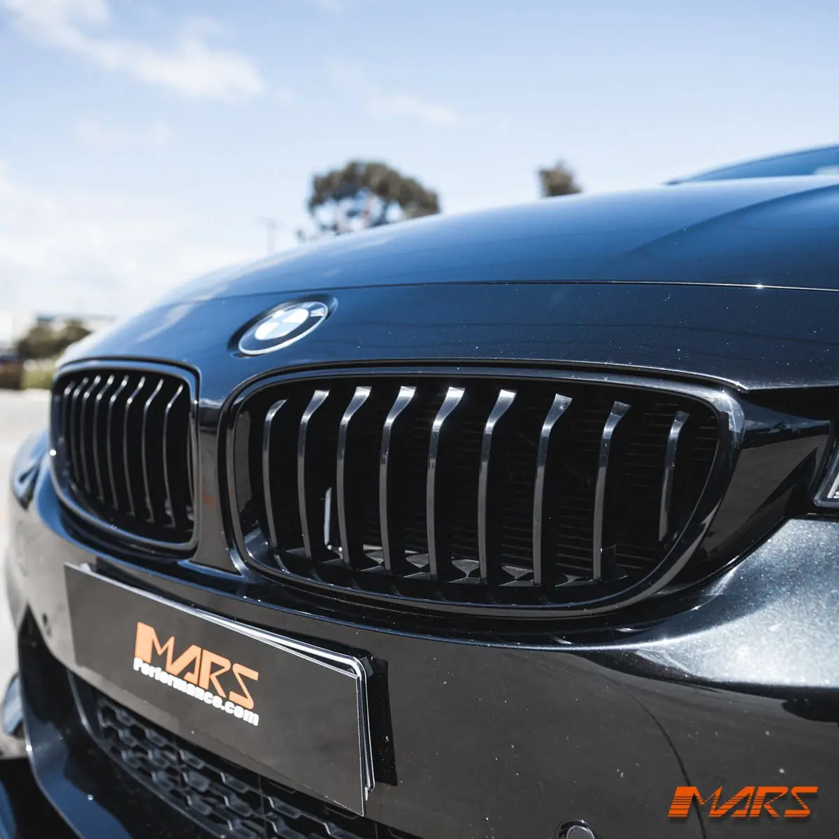 Gloss Black Front Bumper Bar Grille Grill Bodykit For Bmw 4 Series F32 F33 F36 & M Sport 1