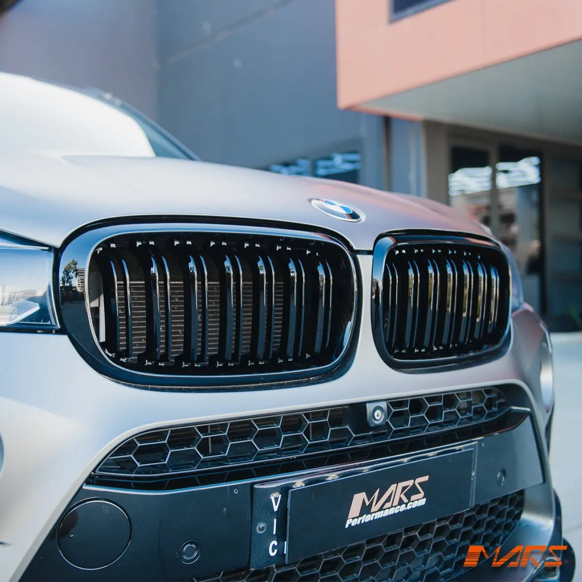 Gloss Black Front Bumper Bar Kidney Grille Grill Bodykit For Bmw X5 F15 X5m F85 & X6 F16 X6m F86 1