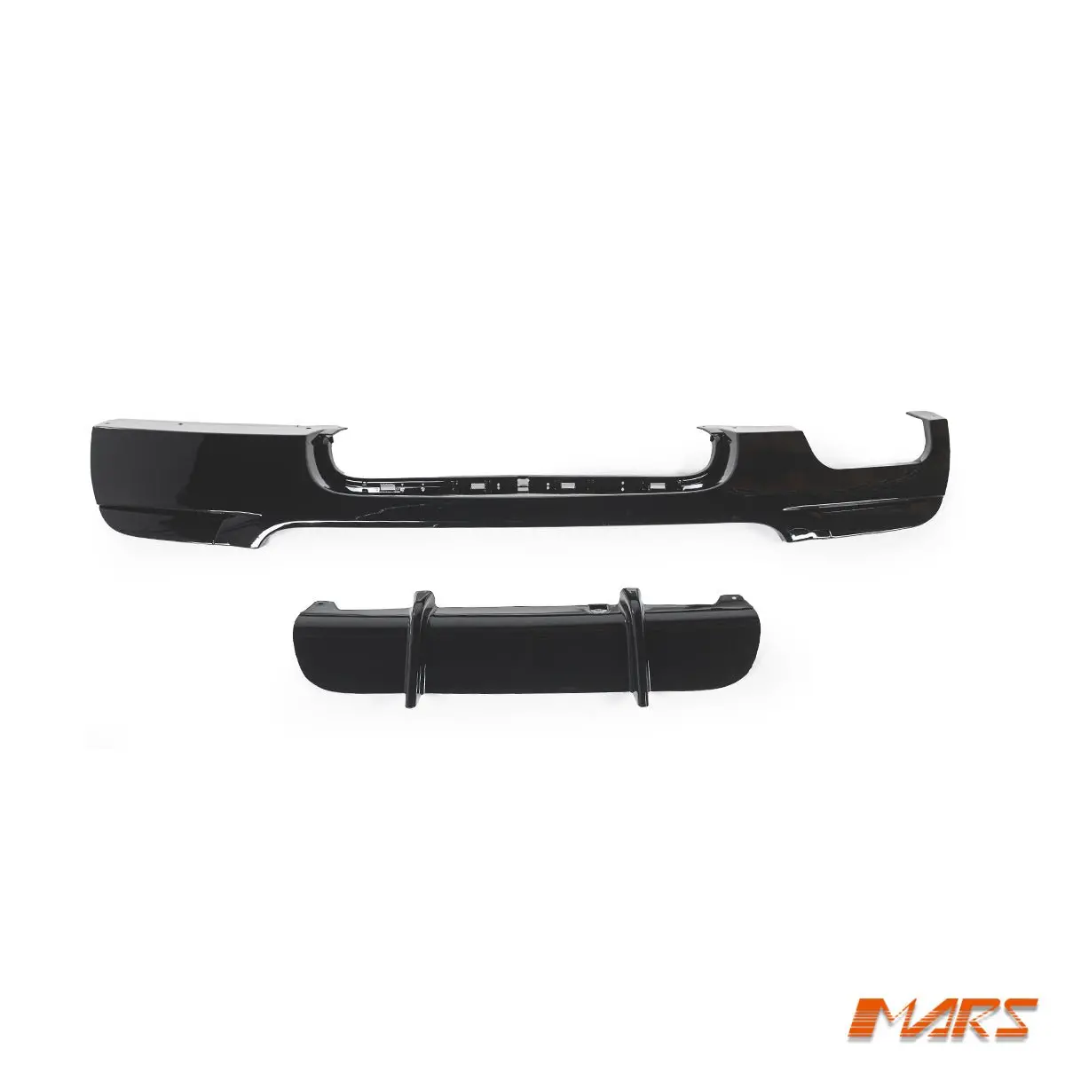 Gloss Black M Performance Style Rear Bumper Bar Single Exhaust Diffuser Bodykit For Bmw 3-Series E92 Coupe & E93 Convertible 2006-2012 2