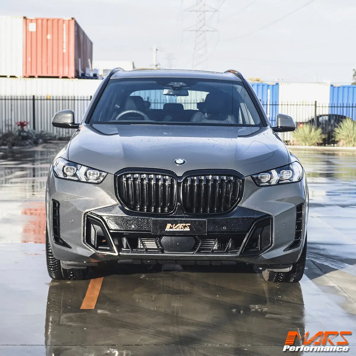 Gloss Black M Sport Style Front Bumper Bar Kidney Grille Grill Bodykit For Bmw X5 G05 Lci 2023-2025 2