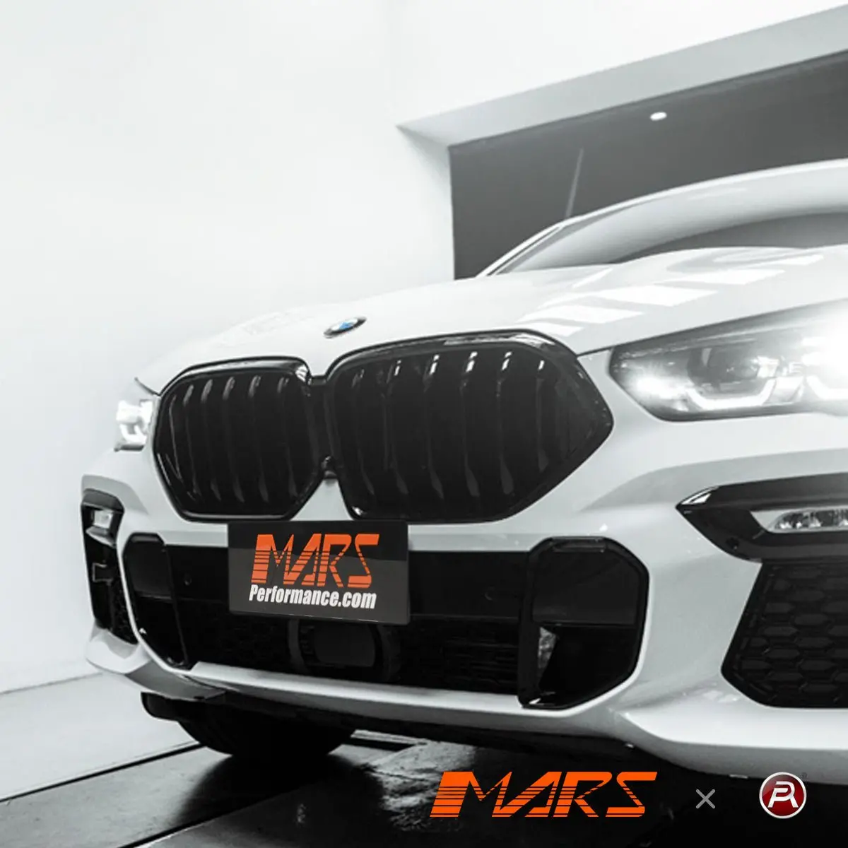 Gloss Black M Sport Style Front Bumper Bar Kidney Grille Grill Bodykit For Bmw X6 G06 2019-2023 Pre Lci 1