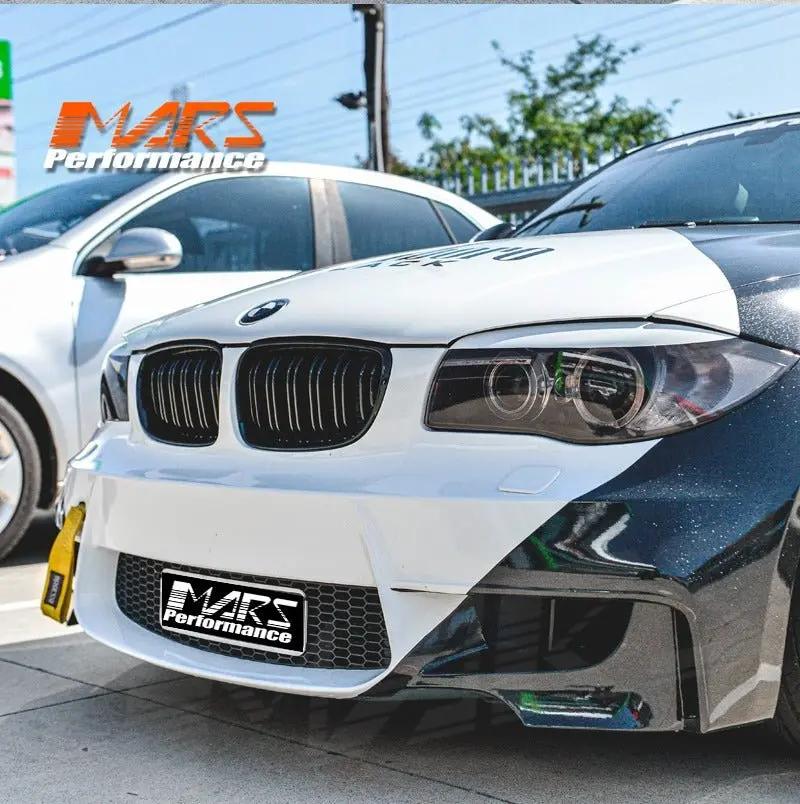 Gloss Black M2 Style Front Bumper Bar Kidney Grille Grill Bodykit For Bmw E87 E81 Lci Hatch 10-11 & E82 E88 Coupe 08-13 1