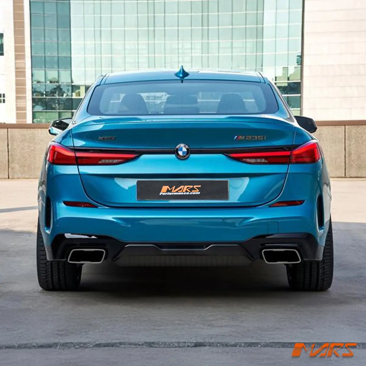 Gloss Black M235i Performance Style Rear Bumper Bar Diffuser Spoiler Bodykit & Exhaust Tips For Bmw 2 Series F44 M Sport Gran Coupe 2019-2024 2
