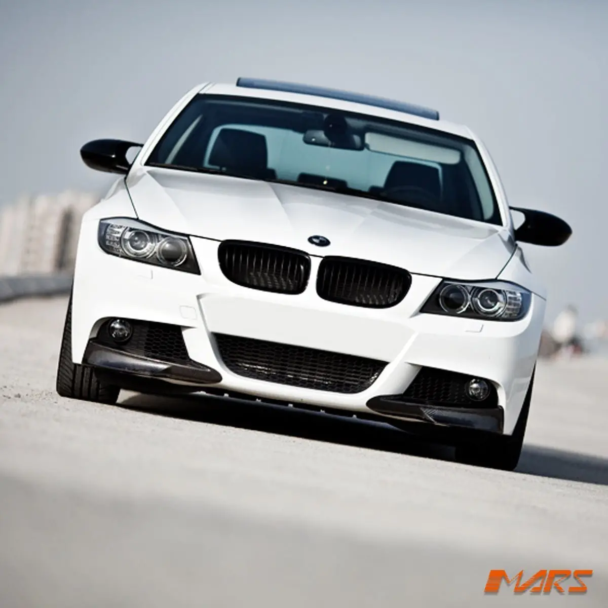 Gloss Black M3 Style Front Bumper Bar Grill Grille Bodykit For Bmw 3-Series E90 Sedan & E91 Wagon 2009-2011 Lci 2