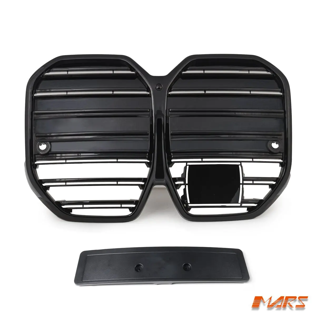Gloss Black M4 Style Front Bumper Bar Grill Grille Bodykit For Bmw I4 G26 2022-2025 1