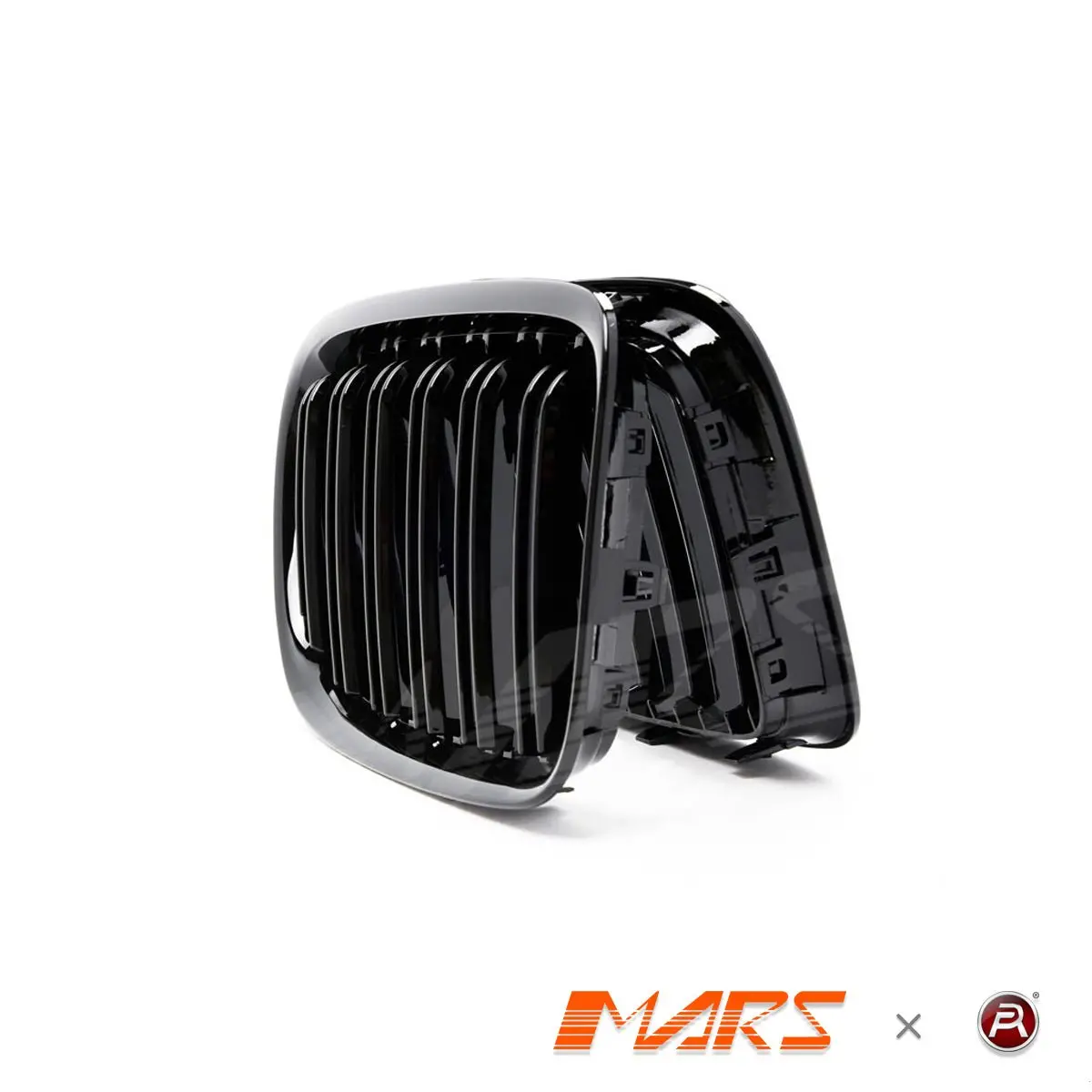 Gloss Black M4 Style Front Bumper Bar Kidney Grille Grill Bodykit For Bmw X1 E84 2009-2014 2