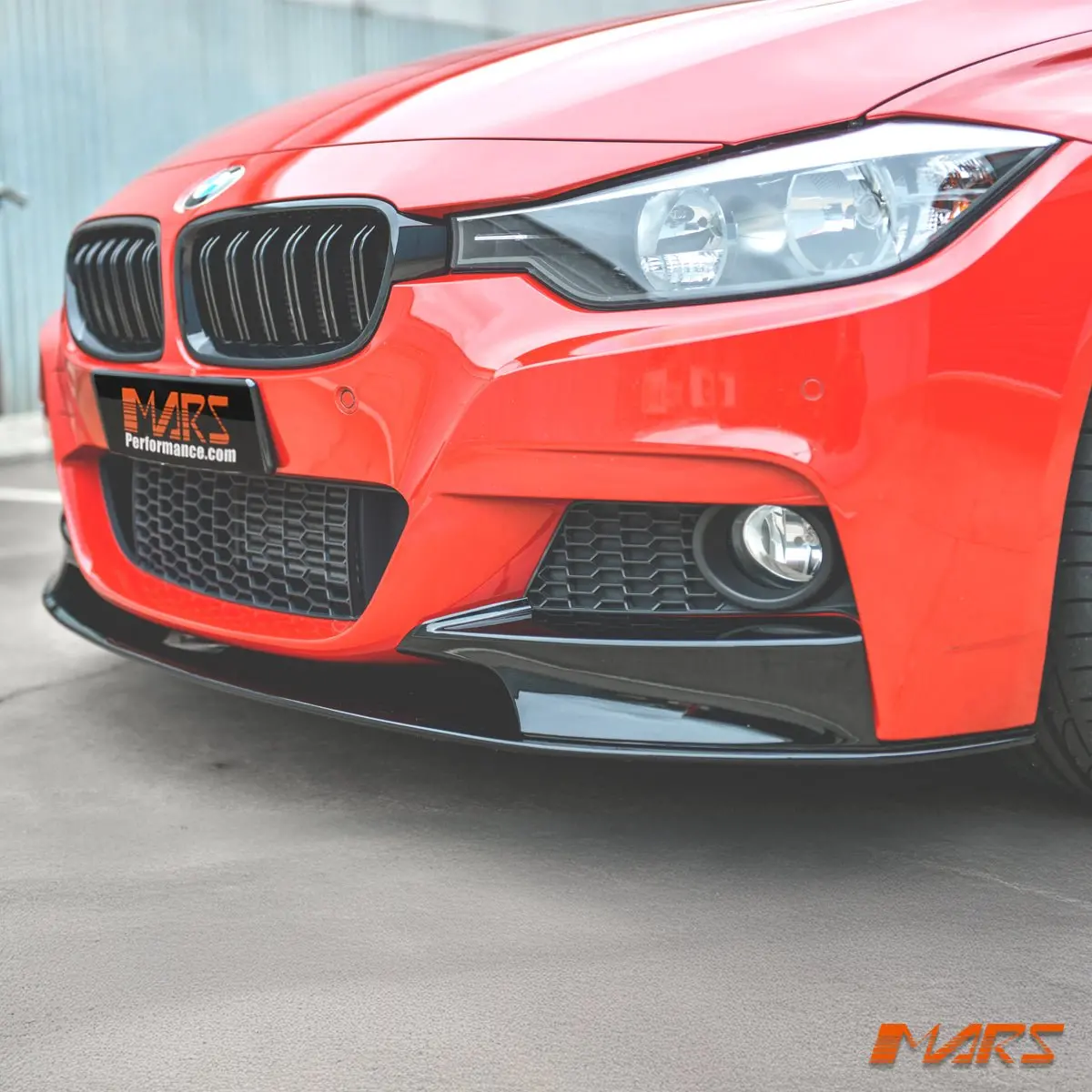Gloss Black Performance Front Bumper Bar Lip Spoiler Bodykit For Bmw 3-Series F30 F31 M Tech M Sport 2012-2018 1