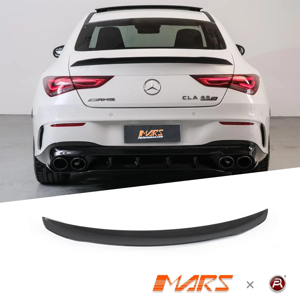 Gloss Black Rear Trunk Lip Spoiler Bodykit For Mercedes Benz Cla-Class C118 W118 & Cla35 Cla45 Amg 2019-26 1
