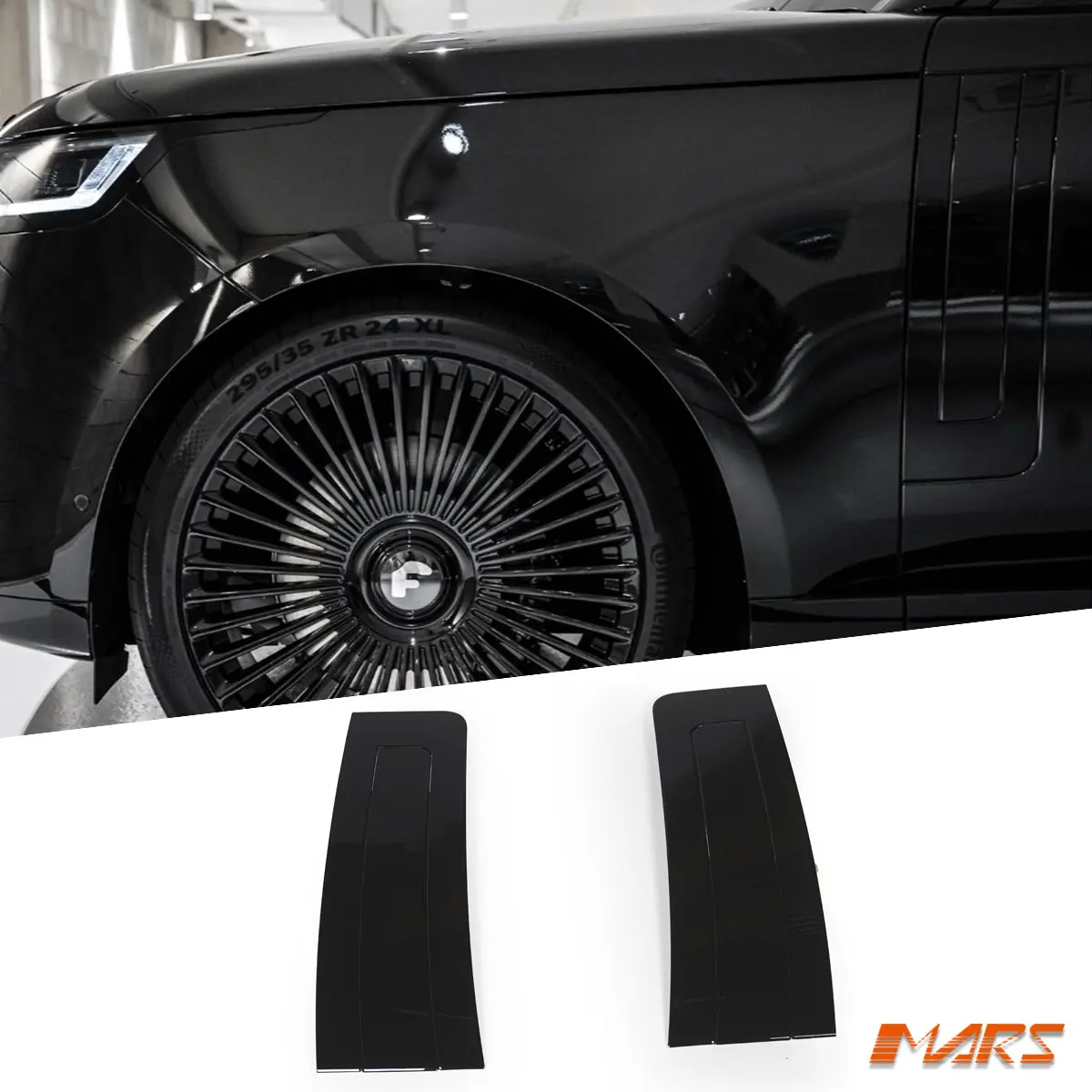 Gloss Black Side Door Mouilding Trim Bodykit For Land Rover Range Rover Vouge L460 2022-2025 1