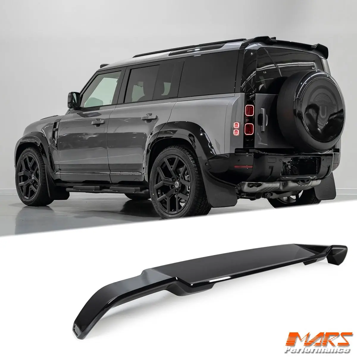 Gloss Black Urban Style Rear Roof Spoiler Wing Bodykit For Land Rover Defender L663 90 110 130 2020-2026 1