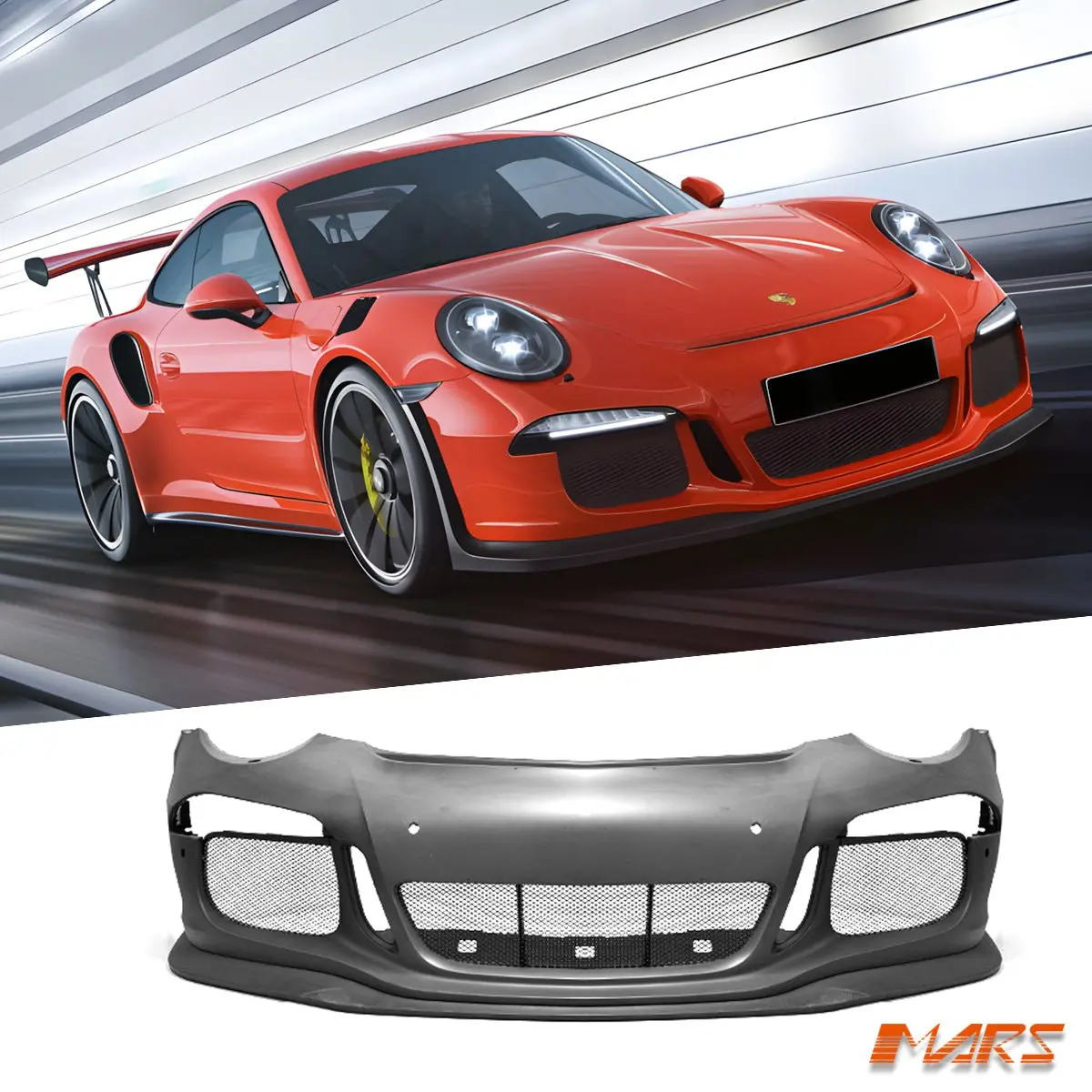Gt3 Rs Style Front Bumper Bar Bodykit For Porsche 911 991.1 Carrera 2012-2015 1