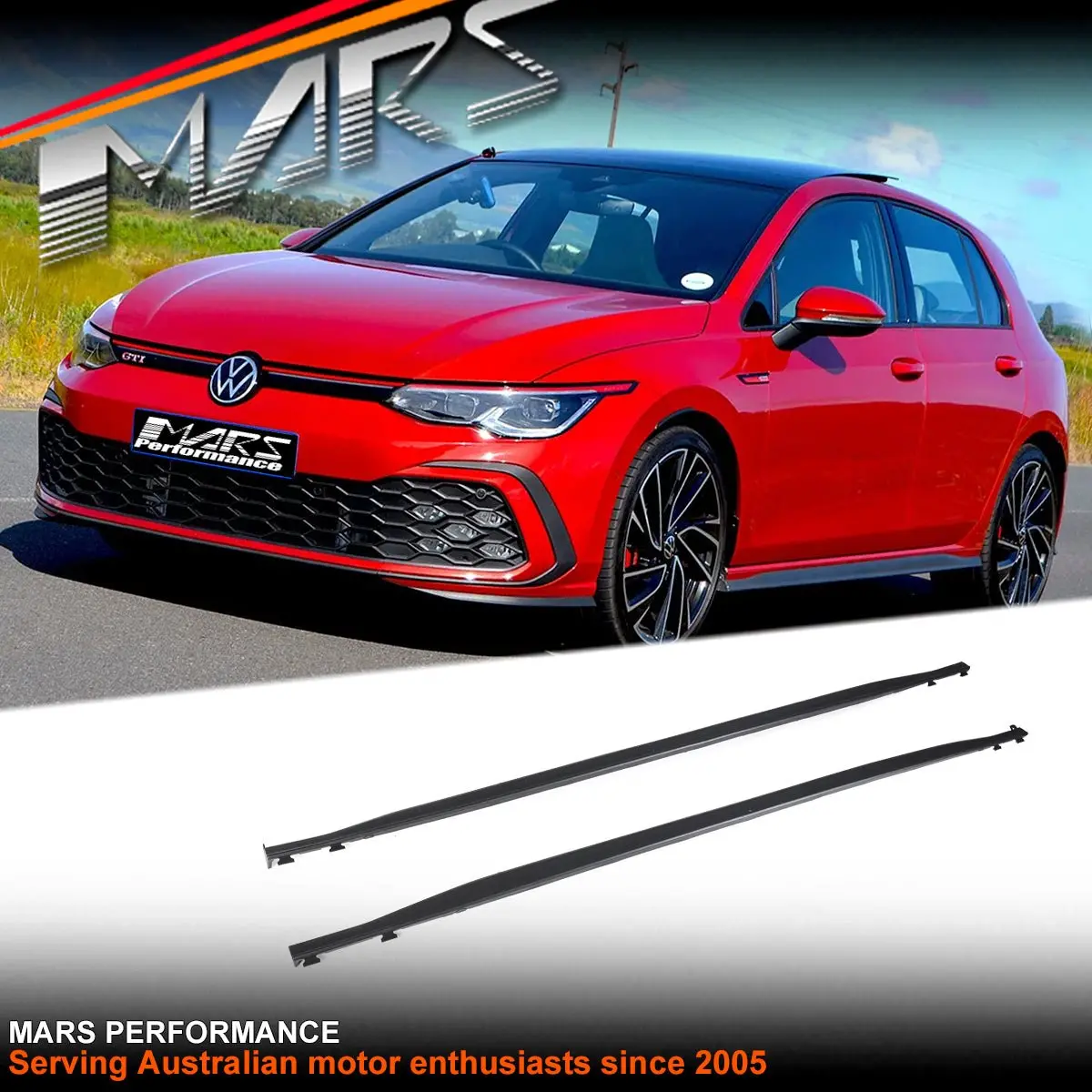 Gti Clubsport 45 Style Lower Side Skirts Spoiler Bodykit For Volkswagen Vw Golf Viii Mk-8 2021-2024 1