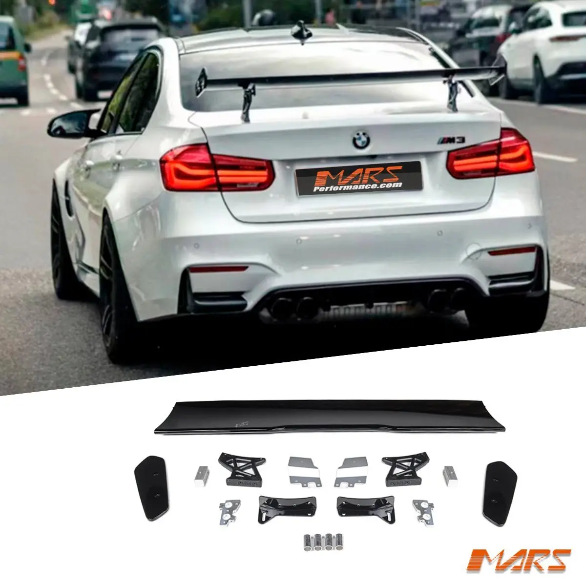 Gts Style Gloss Black Rear Trunk Boot Spoiler Wing Bodykit For Bmw 3 Series F30 Sedan & F80 M3 2012-2018 1