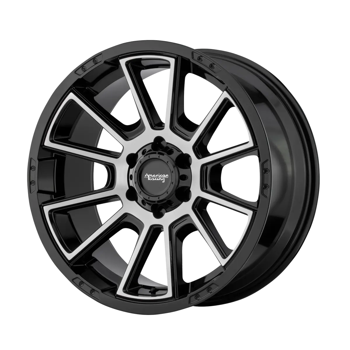 American Racing Wheels Ar933 Intake Gloss Black Machined 1