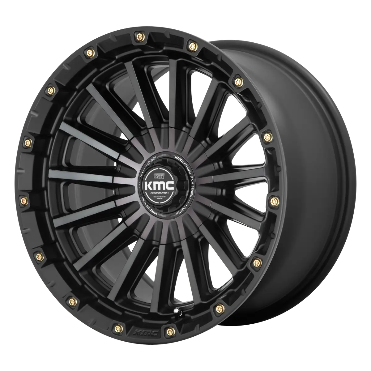 Kmc Wheels Km102 Tempo Satin Black With Gray Tint 1