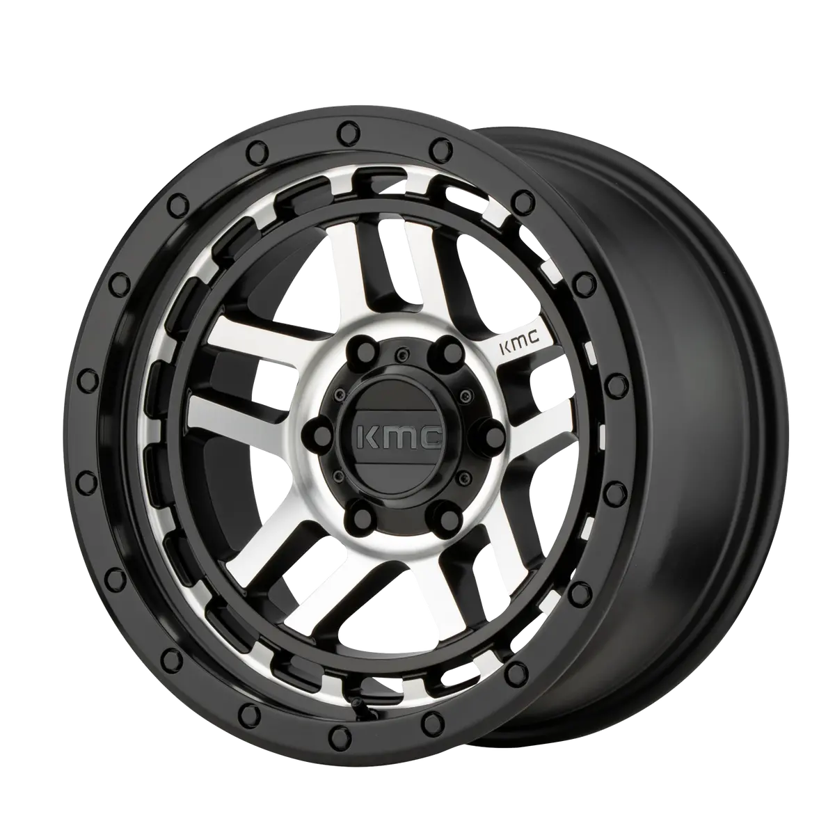 Kmc Wheels Km540 Recon Satin Black Machined 1