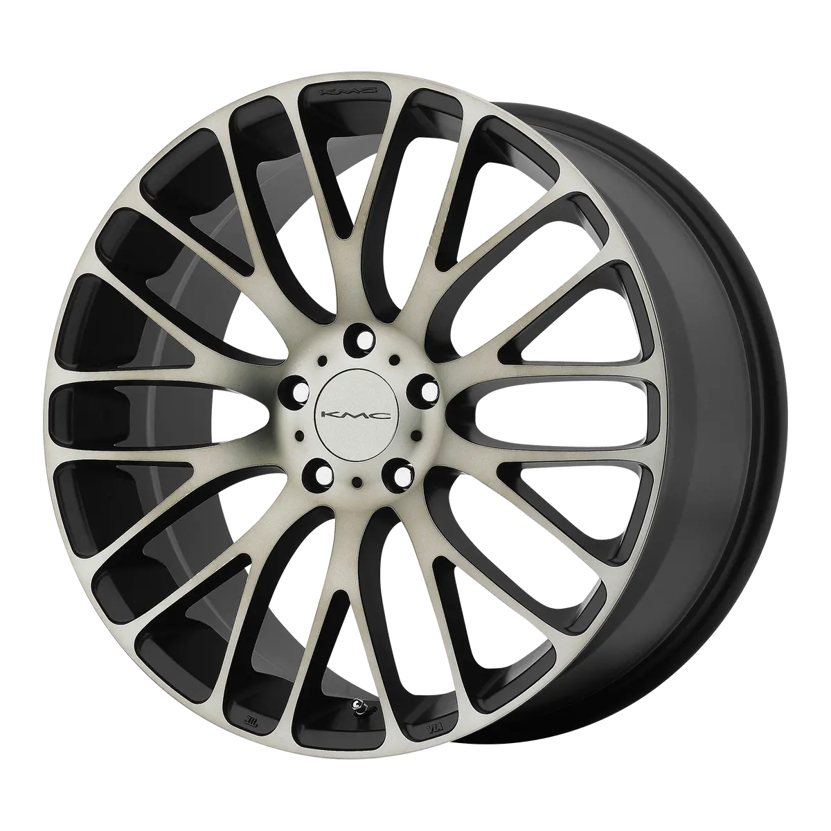 Kmc Wheels Km693 Maze Satin Black W  Machined Face And Tinted Clear 1