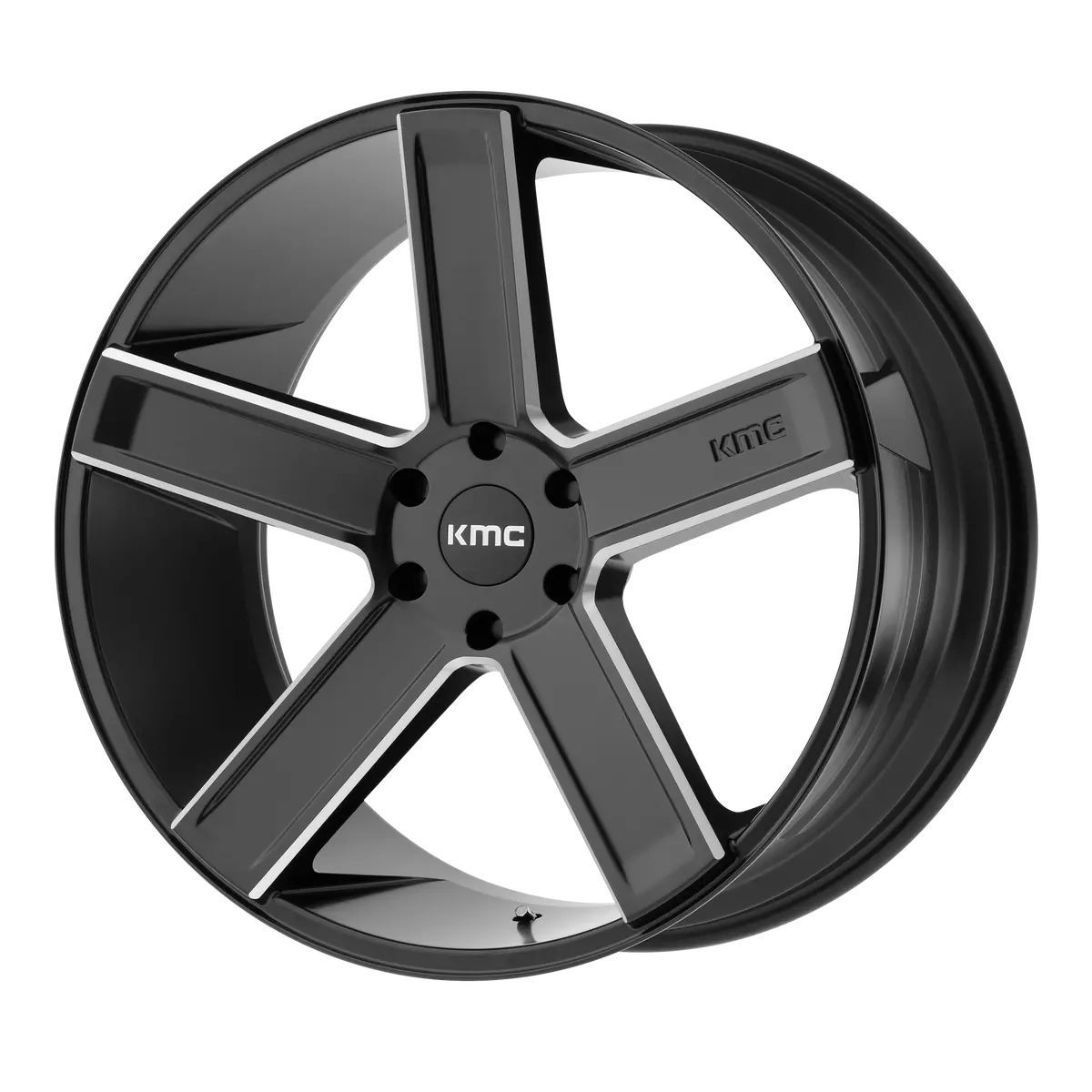 Kmc Wheels Km702 Duece Satin Black Milled 1