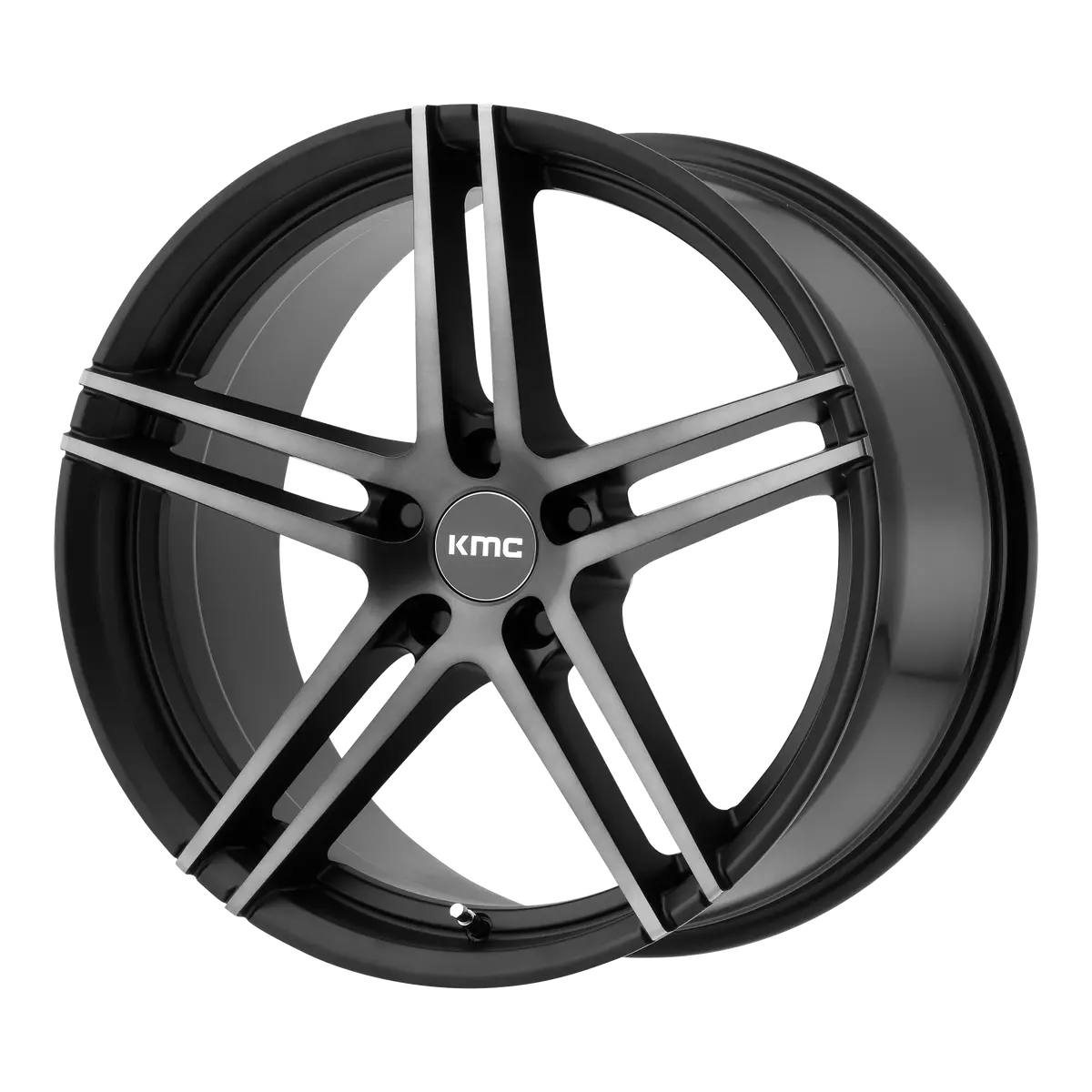 Kmc Wheels Km703 Monophonic Satin Black Titanium Black Face 1