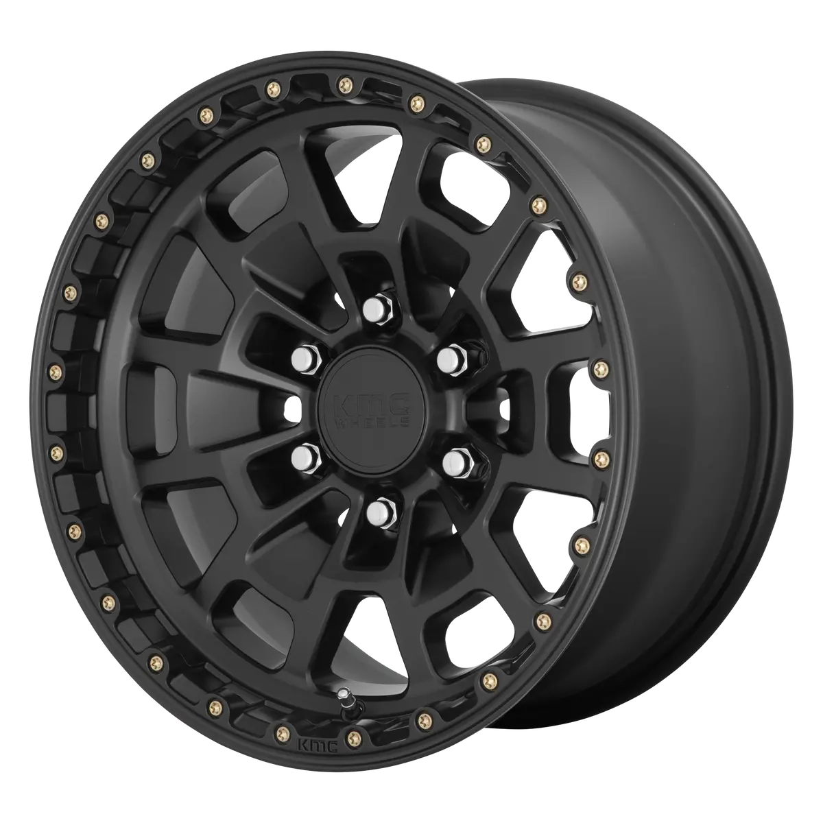 Kmc Wheels Km718 Summit Satin Black 1