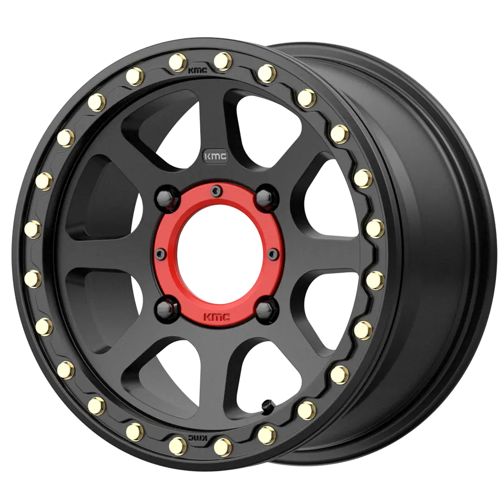 Kmc Wheels Ks234 Addict 2 Beadlock Atv Satin Black 1