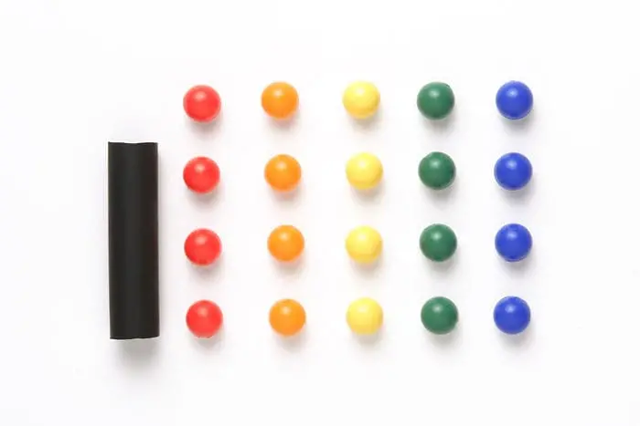 Tamiya 15386 Jr Stabilizer Ball Cap - Bright 1