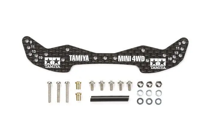 Tamiya 15498 Jr Hg Carbon Wide Front Plate - (1.5Mm) 1