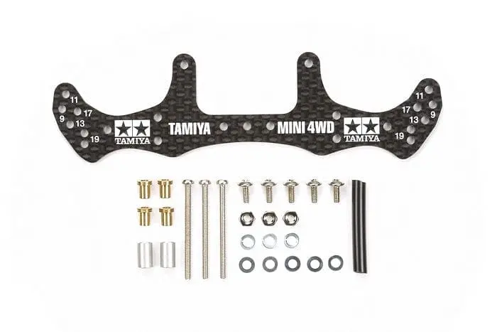 Tamiya15499 Jr Hg Carbon Wide Rear Plate - (1.5Mm) 1