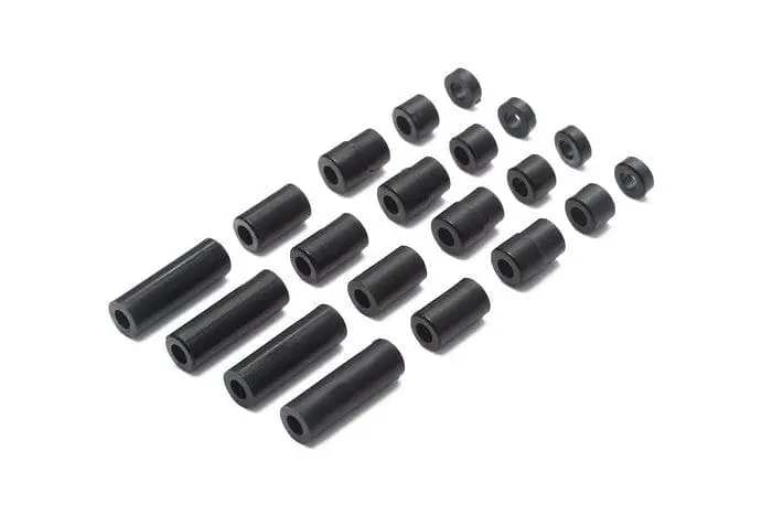 Tamiya 15506 Jr Lw Plastic Spacer Set - (12/6.7/6/3/1.5Mm) 1