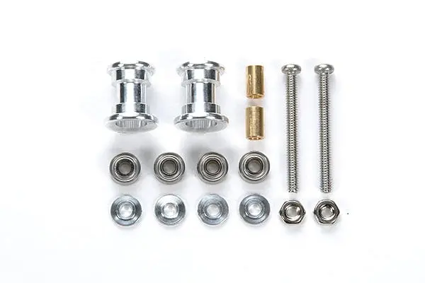 Tamiya 95380 Jr Lw Double Aluminum Rollers - 9-8Mm 1