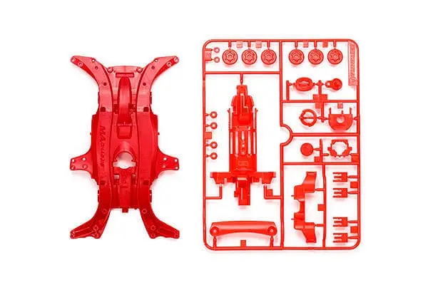 Tamiya 95384 Jr Ma Reinforced Chassis - Red 1
