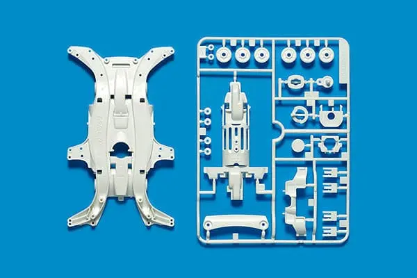 Tamiya 95283 Jr Ma Reinforced Chassis - White 1