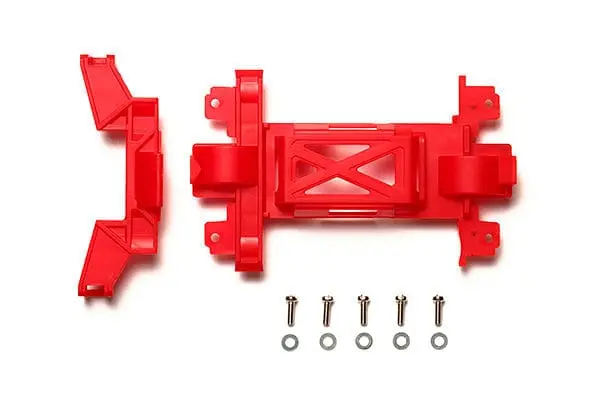 Tamiya 95367 Jr Rein Gear Cover Ms Chassis - Red Mini 4Wd Station 1