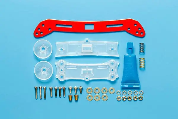 Tamiya 95364 Jr Wide Rear Sliding Damper 2 - Red 1