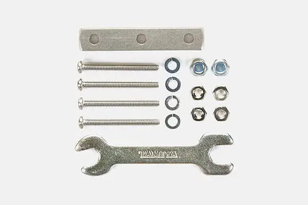 Tamiya 95345 Jr Mass Damper Block - 6X6x32mm/Silver 1