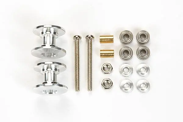 Tamiya 95379 Jr Lw Double Aluminum Rollers - 13-12Mm 1
