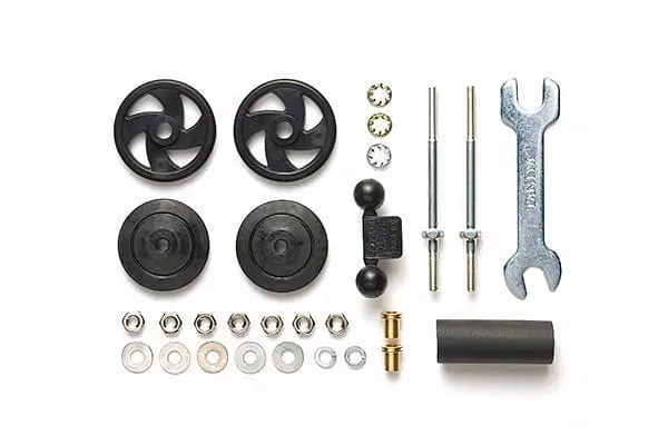 Tamiya 95358 Jr Lg Dia Stabilizer Head Set - 17Mm (Black 1