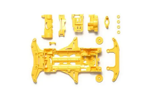 Tamiya 95353 Jr Reinforced Chassis Set - Vs Chassis (Yellow) 1
