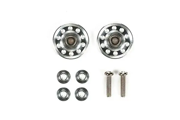 Tamiya 95301 Jr 13Mm Ball-Race Rollers - Lw Aluminum (Ringless) 1