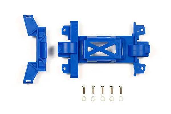 Tamiya 95392 Jr Reinforced Gear Cover Blue - Mini 4Wd Station Ms Chassis 1
