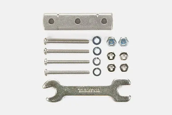 Tamiya 95346 Jr Mass Damper Block - 8X8x32mm/Silver 1