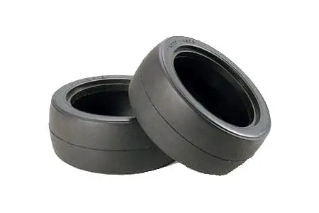 Tamiya 50454 Rc Racing Slick Tire Set - (1Pr) 1