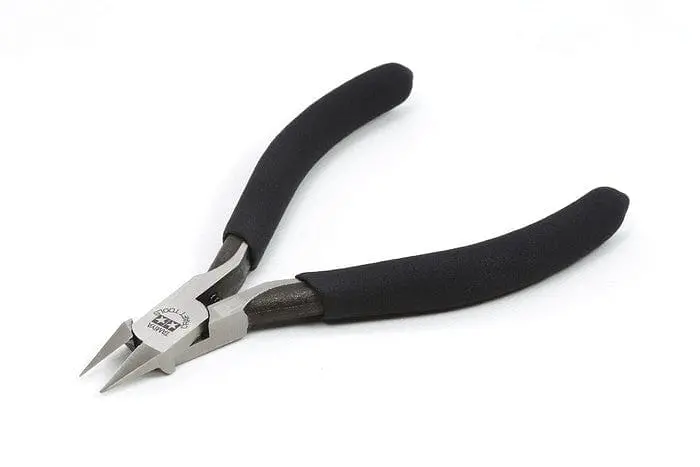 Tamiya 74123 Sharp Pointed Side Cutter - For Plastic (Slim Jaw) 1