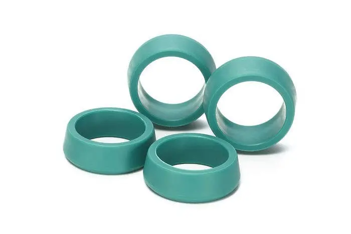Tamiya 95278 Jr Offset Tread Tires - Hard / Green 1