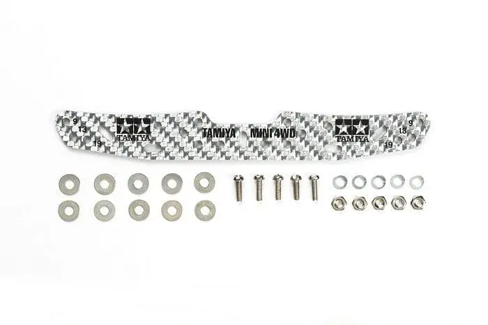 Tamiya 95305 Jr Multi Roller Setting Stay - Hg Carbon (1.5Mm/Silver) 1