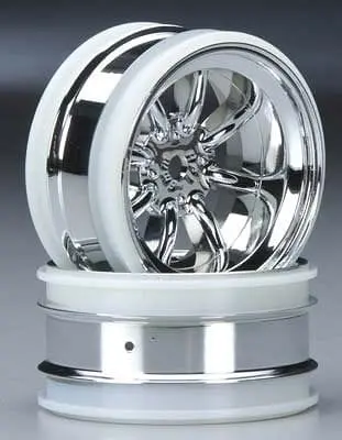 Hpi 3942 Mx60 8-Spoke Wheel 6Mm Offset Chrome (2) 1