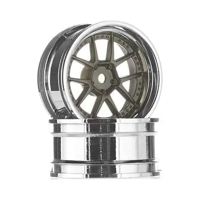 Hpi 	113090 Dy Champion 26Mm Wheel Chrome/Bronze 6Mm Os (2) 1