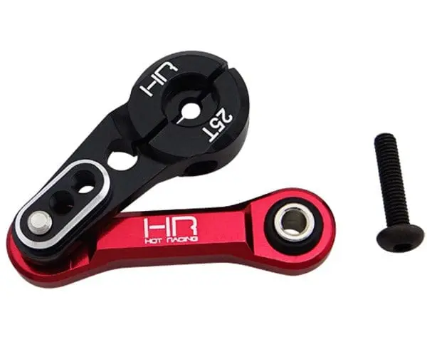 Hot Racing Aon48sh25 Aluminum Fixed Steering Link, 25 Tooth, Servo Arm (Arrma) 1